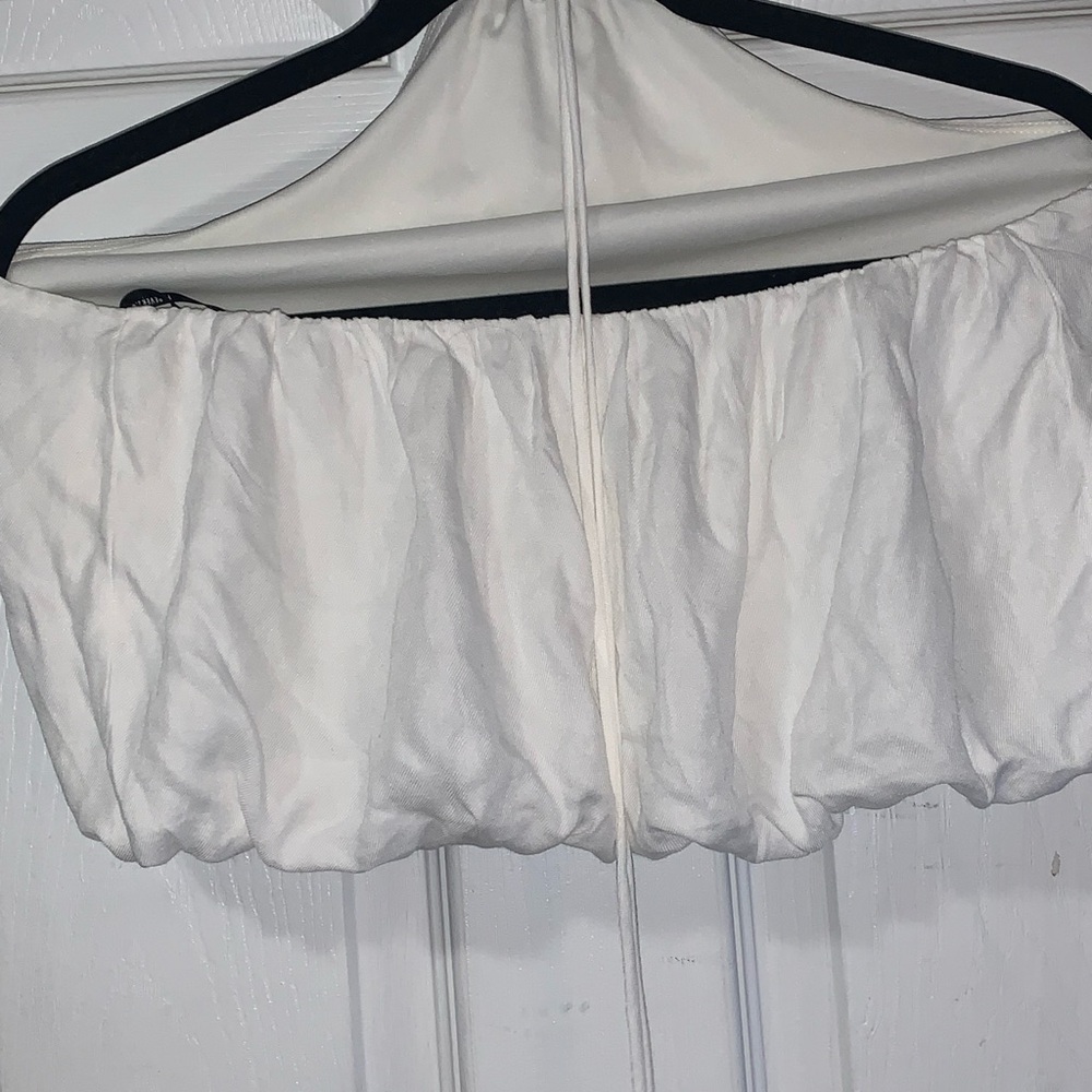 White Halter Top - Picture 4 of 6